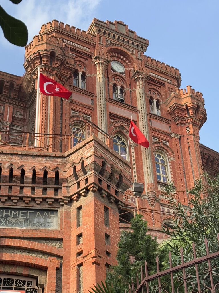 Phanar Greek Orthodox College in Balat Istanbul, historic landmark on an Istanbul itinerary