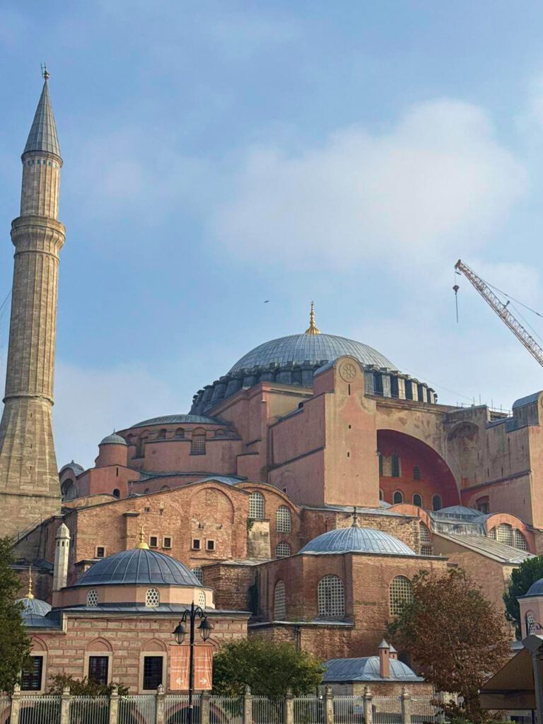 Exterior of Hagia Sophia in Istanbul, iconic landmark on a first-time itinerary